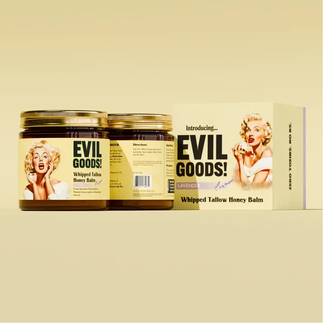 ¡10 Años más Joven en 3 días! - EvilGoods® Bálsamo con Sebo de Res Y Miel de Manuka