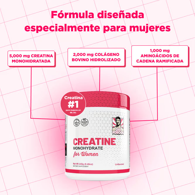 Creatina Especial para Mujeres Mayores.