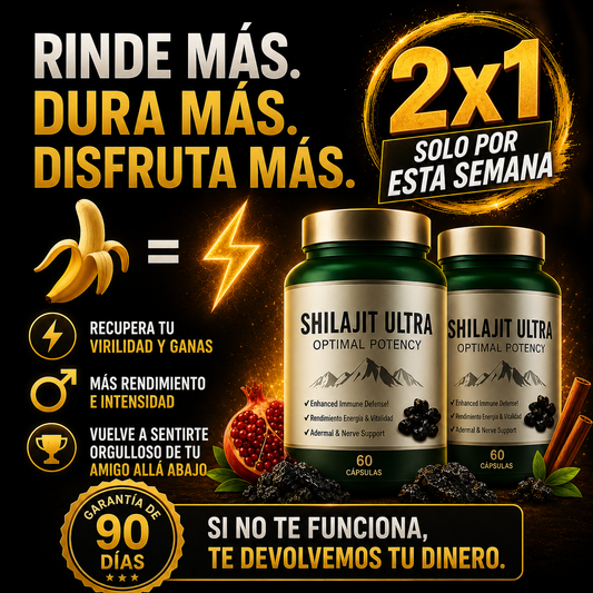 2x1 Concentrado de Shilajit del Himalaya ULTRA®