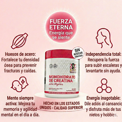 Creatina Especial para Mujeres Mayores.