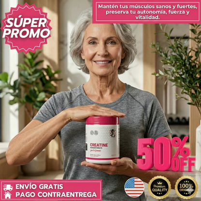 Creatina Especial para Mujeres Mayores.