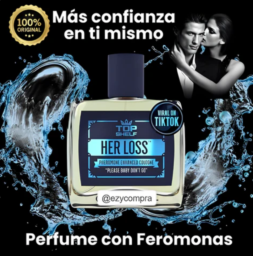 ¡Deja de ser Invisible! - Her Loss® Perfume con Feromonas para Hombres 💎