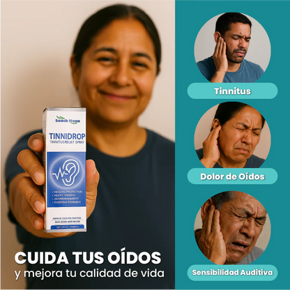 Tinnidrop Spray® - Alivio Garantizado para la Tinnitus.