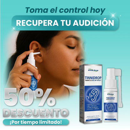 Tinnidrop Spray® - Alivio Garantizado para la Tinnitus.